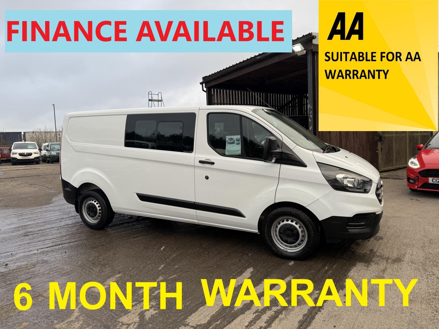 Ford Transit Custom 2.0 320 EcoBlue Crew Van Double Cab 5dr Diesel Manual L2 H1 Euro 6 (6 Seat) (130 ps)