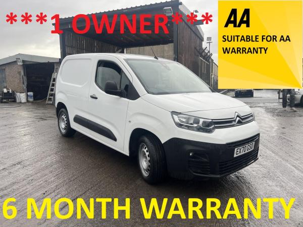 Citroen Berlingo 1.5 BlueHDi 1000 Enterprise M Panel Van 5dr Diesel Manual SWB Euro 6 (s/s) (100 ps)