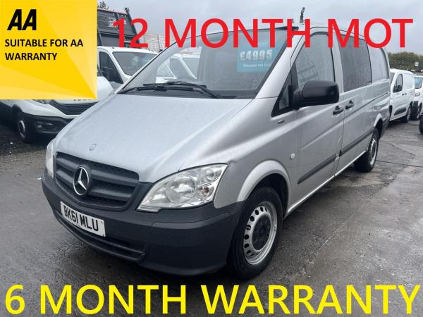 Mercedes-Benz Vito 2.1 113 CDi Dualiner Minibus 5dr Diesel Manual L1 (182 g/km, 136 bhp)