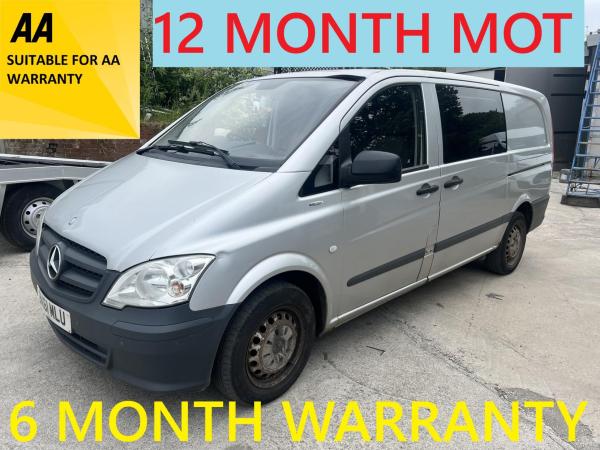 Mercedes-Benz Vito 2.1 113 CDi Dualiner Minibus 5dr Diesel Manual L1 (182 g/km, 136 bhp)