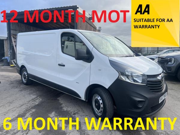 Vauxhall Vivaro 1.6 CDTi 2900 Panel Van 5dr Diesel Manual L2 H1 Euro 6 (s/s) (95 ps)