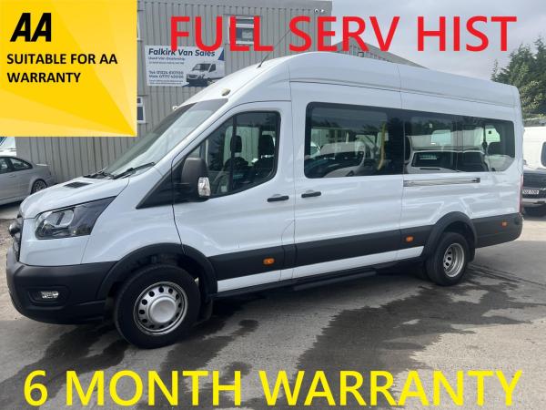 Ford Transit 2.0 460 EcoBlue Trend Minibus Double Cab 5dr Diesel Manual RWD L4 H3 Euro 6 (s/s) (17 Seat, DRW) (130 ps)