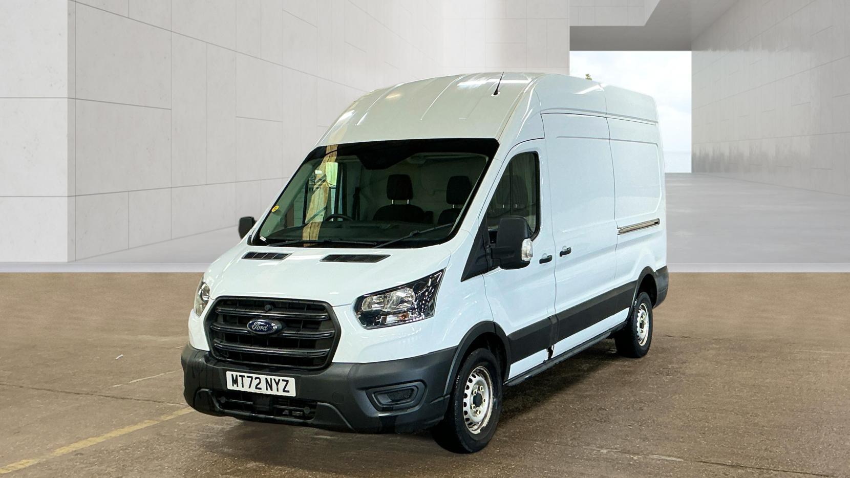 White 2022 Ford Transit 2.0TDCi 350 L3H2 Leader (with AC) Chiller Van Front-wheel drive Manual